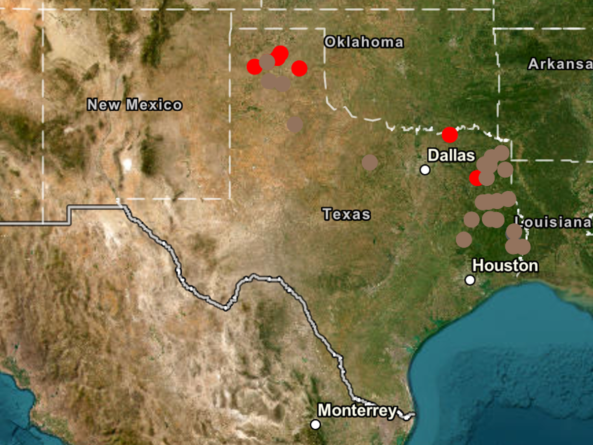 Texas wildfires Map of blazes ravaging the Panhandle The Independent